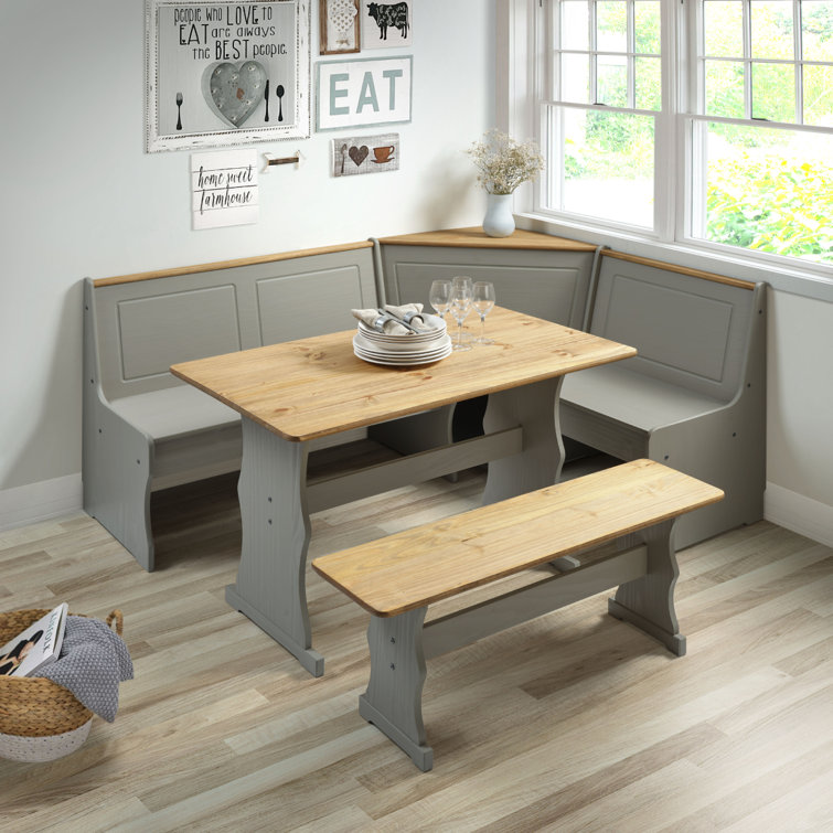 L bench kitchen online table